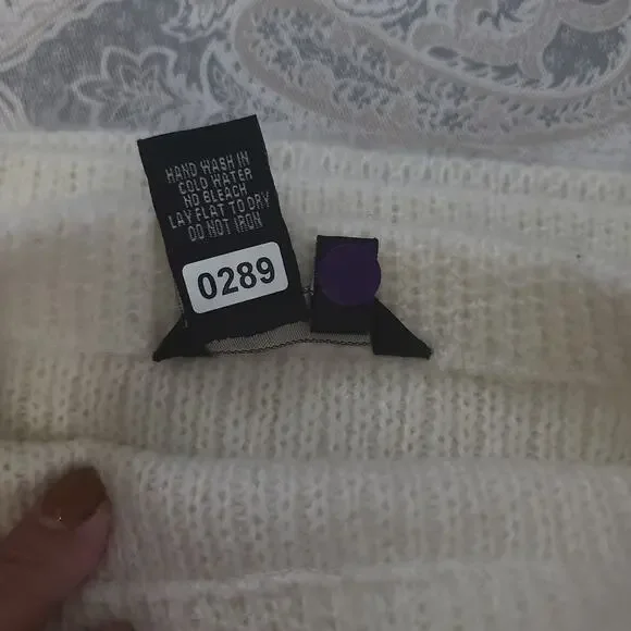 Jules & Leopold mohair sleeveless knit ladies sweater creme Size XL chic office - Picture 6 of 7